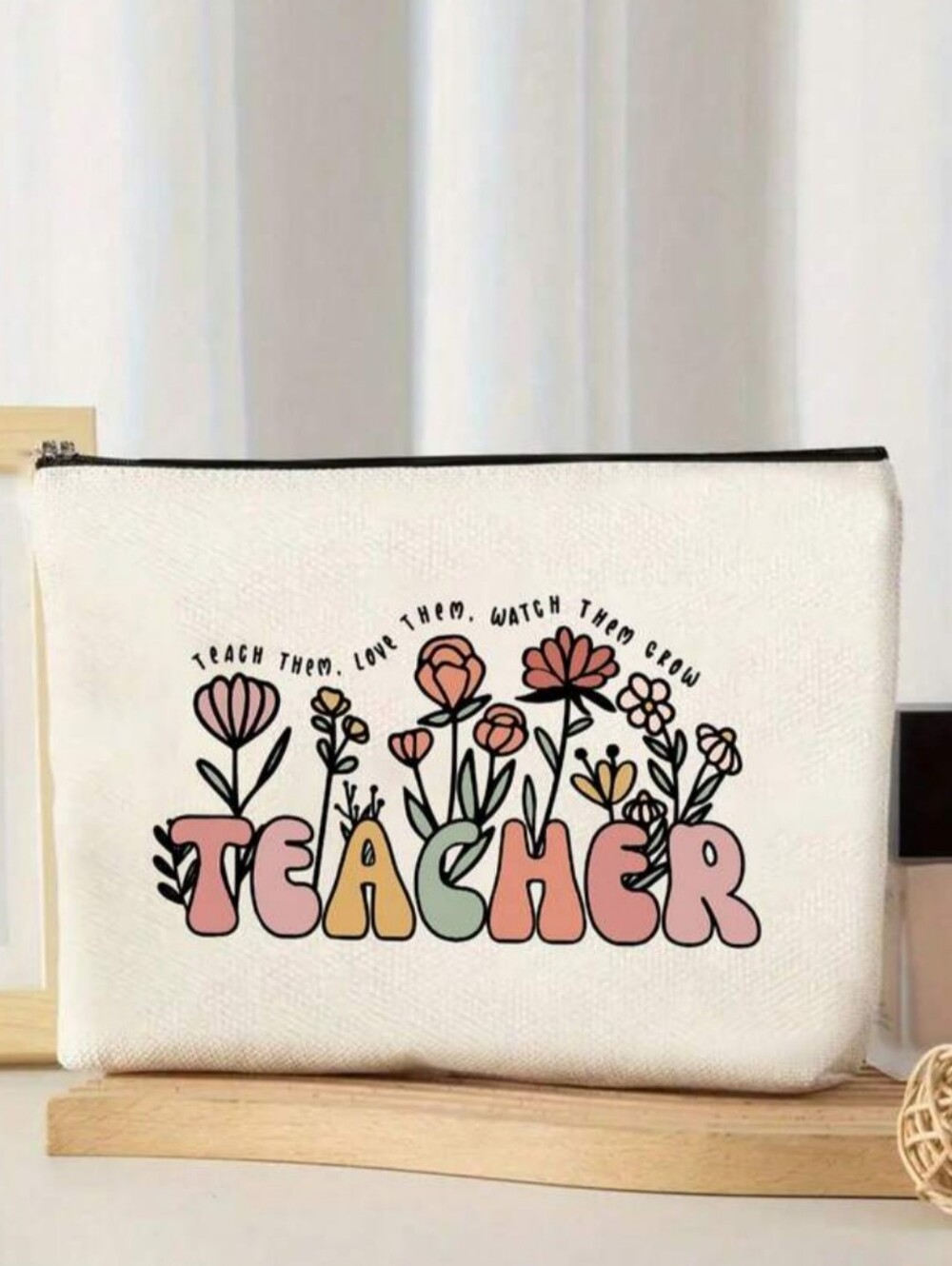 Brand New Teacher Appreciation Pouch Or Cosmetic Bag